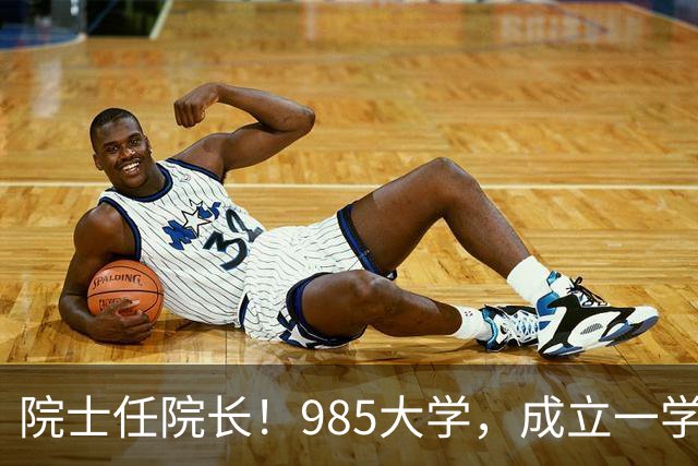 院士任院长！985大学，成立一学院